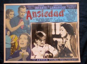 PEDRO INFANTE Ansiedad LIBERTAD LAMARQUE Vintage LOBBY CARD PHOTO 1952