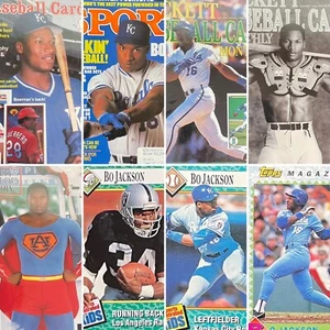 Bo Jackson 8 x LOT Magazines & Uncut Card Sheets Sports Illustrated Kids Beckett - Picture 1 of 24