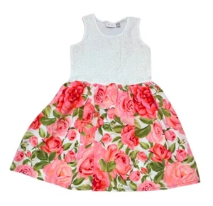 Children’s Place | Girls Sleeveless Pink Floral Dress | Size 14 | NWOT NEW - Picture 1 of 3