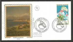 FDC 1er jour soie 1974 Corse Saint Florent /FDCo43 - Bild 1 von 1