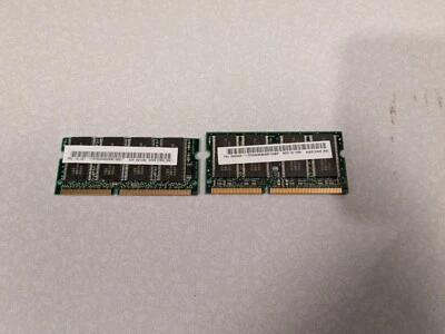 Lote de 2 Hyundai LGS 64MB PC 100Mhz PORTATIL SODIMM MEMORIA PC100 - 128MB Total Foto 1 de 4