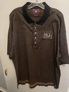 Byron Nelson Men’s Vintage Golf Polo Brown Short Sleeve Size XXL - Hong Kong - Picture 1 of 6