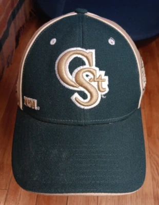 CSU Colorado State Rams Zephyr Green Cap Hat Adjustable Strapback Hook Loop NCAA - Image 1 of 4