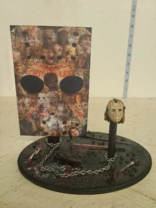 Friday the 13th Jason Head on Base Custom Made #2 - Picture 1 of 1