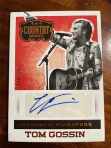 Tom Gossin - 2015 Panini Country Music - Signatures - Seriennummer 339/394 - Bild 1 von 1