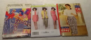 Sewing Pattern Kits #3 Simplicity Sew & Sew & Butterick - Picture 1 of 2