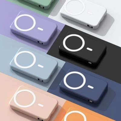 MagSafe Wireless Power Bank Fast Charging 10000mAh Foldable Kickstand iPhone - Image 1 of 4