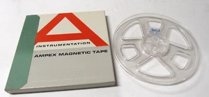 Ampex Plastic Take Up Reel 7 Inch Boxed Instrumentation Magnetic WestCon Swag - Picture 1 of 4
