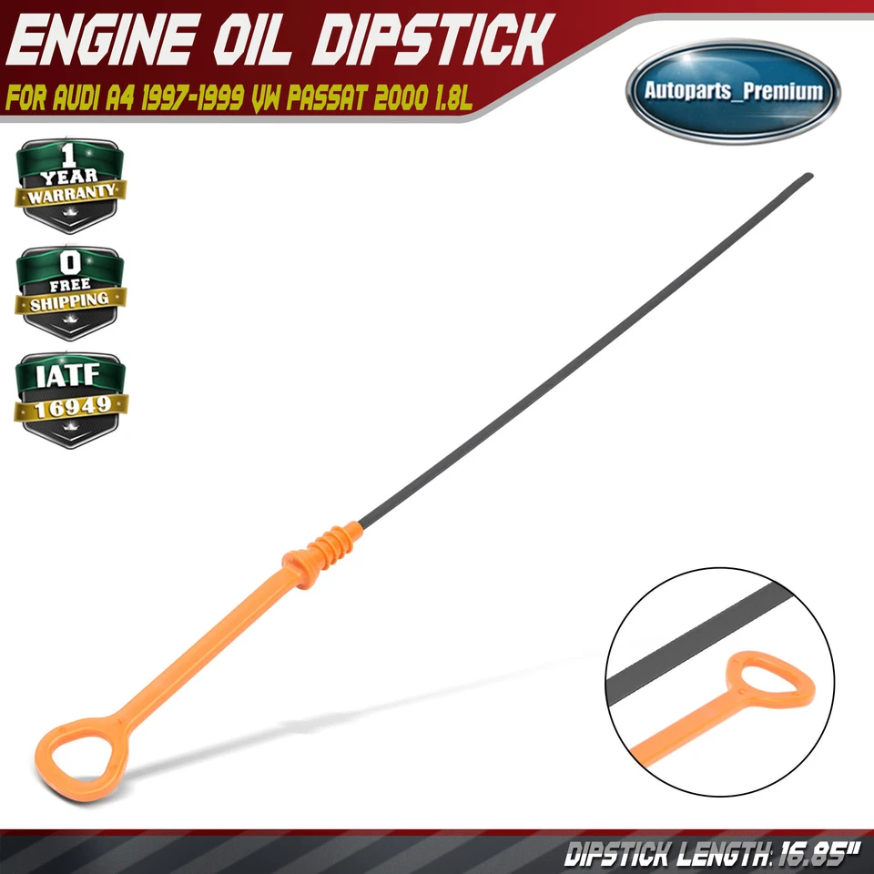 Varilla de medición de nivel de aceite del motor para Audi A4 1997-1999 Volkswagen Passat 2000 L4 1,8 L Foto 1 de 4