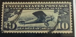 Spirit Of St. Louis Lindbergh Tribute Airmail Stamp - Picture 1 of 1