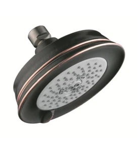 Cabezal de ducha redondo de 3 chorros Hansgrohe 04070920Croma C 100 5 1/4" montaje en pared en bronce - Imagen 1 de 1