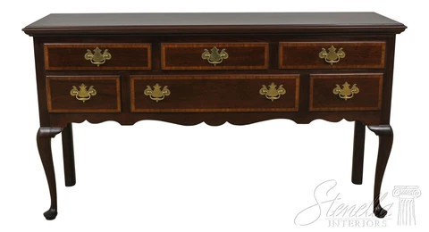 57573EC: STICKLEY Queen Anne Mahogany Sideboard Cover