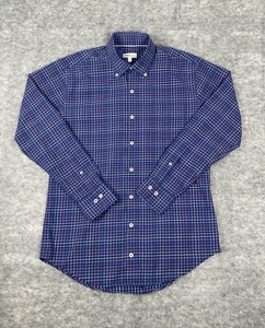 Camicia Peter Millar uomo M blu multi check con bottoni manica lunga - Foto 1 di 5
