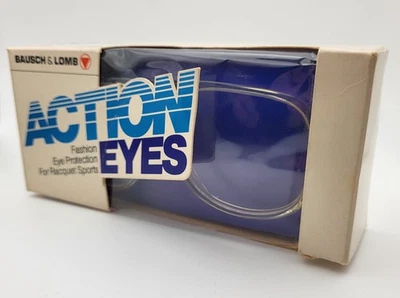 Gafas de aviador deportivas vintage Bausch & Lomb ACTION EYES marcos transparentes Canadá Foto 1 de 4