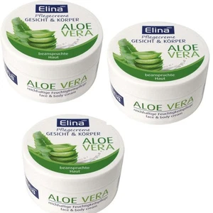 3 St.x 150 ml Elina Aloe Vera Pflegecreme in Dose Gesichtcreme - Bild 1 von 1