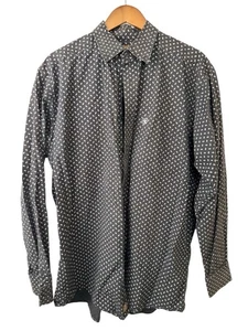 Cinch Long Sleeved Mens XLT All Over Print Button Down Western Shirt - Picture 1 of 4