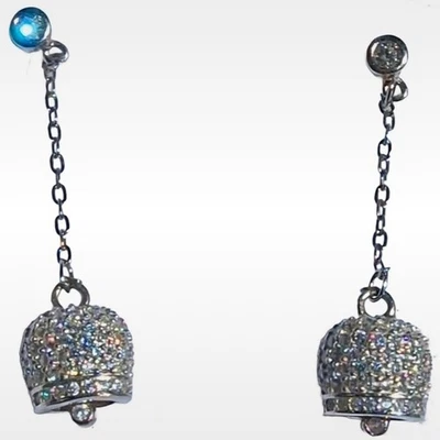 Orecchini Amo Capri argento 925 e zirconi - Immagine 1 di 4