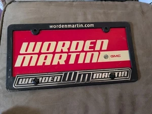 Worden Martin GMC Champaign Illinois Vintage Kunststoff Nummernschild 13 - Bild 1 von 1