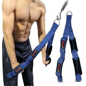 Shelly Sports Triceps Rope for Gym Cable Attachment Heavy-Duty Pull Down Workout - Picture 1 of 16