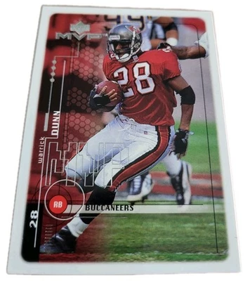 2004 Upper Deck MVP Warrick Dunn Tampa Bay Buccaneers #177 Football Card (P0 - Image 1 of 2