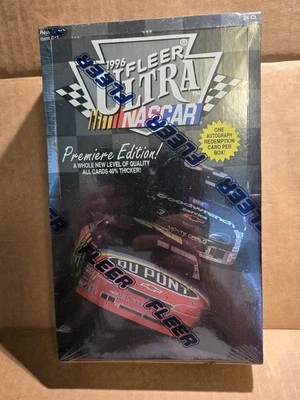 1996 Fleer Ultra Nascar Racing Factory Sealed Box 24 Packs - Image 1 of 4