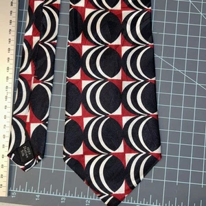Vintage J.T. Beckett Men's Neck Tie 100% Italian Silk Made in USA Art Deco - Picture 1 of 10