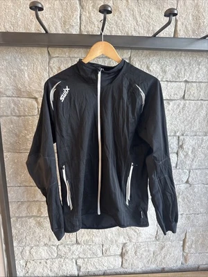 Chaqueta cortavientos Swix Nordic Ski, negra mediana Foto 1 de 4