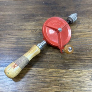 Trapano a mano vintage ingranaggi nylon stile battitore uova made in USA - Foto 1 di 12