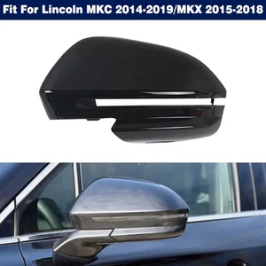 Tapa de espejo retrovisor lateral izquierdo negro para Lincoln MKC 14-19/MKX 15-18 - Imagen 1 de 6