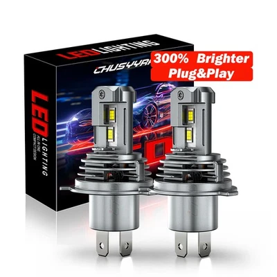 For Mazda Tribute 2001-2006 2PC 9003 LED Headlight Bulbs High/Low Beam Kit 6000K - Image 1 of 4