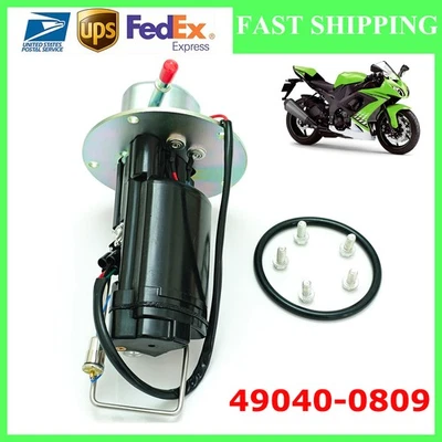 New 49040-0809 Fuel Pump Gas Sending Unit For Kawasaki Ninja Zx10r 2004-2005 Foto 1 de 4