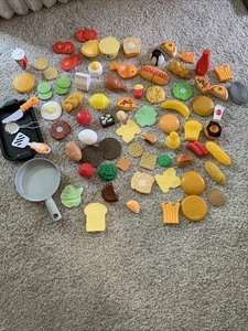 Huge Mixed Lot Of Plastic Play Food And Utensils - Picture 1 of 7
