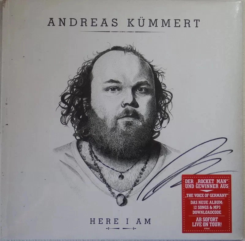 ANDREAS KÜMMERT Here I Am LP Vinyl Signiert 2014 * RAR & NEU - Bild 1 von 1
