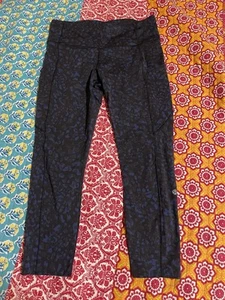 Lululemon Fast Free HR Crop II 23” Non-Ref LW6BCYS Size 10 - Picture 1 of 4
