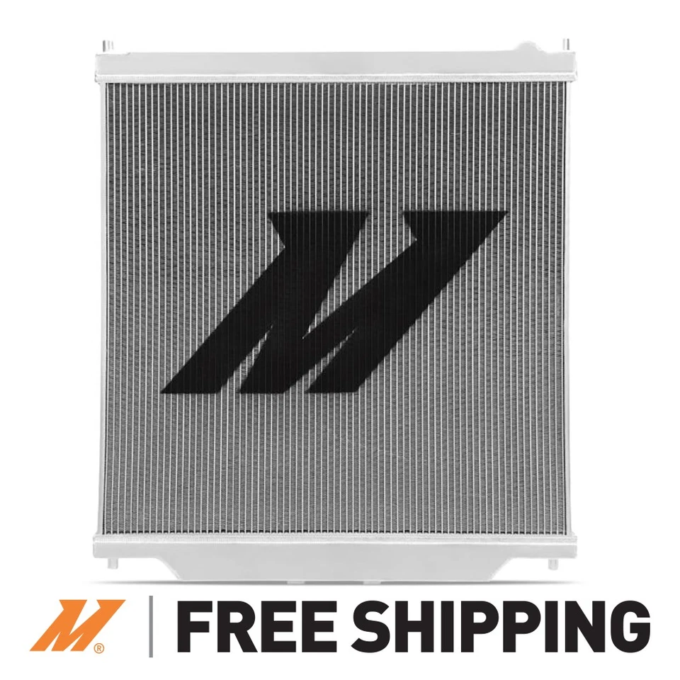 Mishimoto Aluminum Radiator Fits Ford 6.0 Powerstroke 2003-2007 Silver Foto 1 de 4