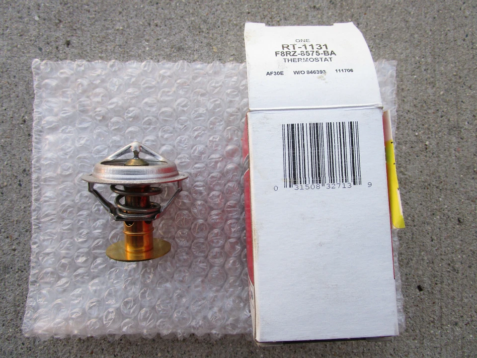 TERMOSTATO REFRIGERANTE MOTOR FORD MERCURY F8RZ-8575-BA MOTORCRAFT RT-1131 OEM NUEVO Foto 1 de 4