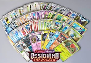 Pokemon Ossidiana Infuocata Set Completo di C - N.C - Holo | Lotto 176 carte Ita - Foto 1 di 13