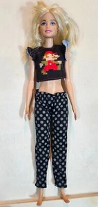 Super Mario Barbie Clothes Ooak Pants Fashionistas Doll VGUC C342G - Picture 1 of 11