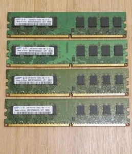 MEMORIA RAM - 8GB(4x2GB) PC2 DDR2 6400U SAMSUNG - FUNZIONANTI - - Foto 1 di 2