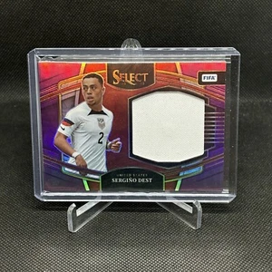 2022 Panini Select FIFA PURPLE Sergino Dest Jumbo Swatches /49 USA - Picture 1 of 2