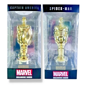 Funko Marvel Collector Corps Spider-Man & Captain America Founder Statue New - Picture 1 of 17
