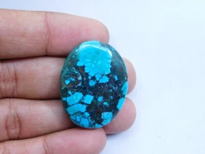 Cabujón suelto de piedras preciosas turquesa natural de alta calidad para joyería 62 quilates ME-399 - Imagen 1 de 3