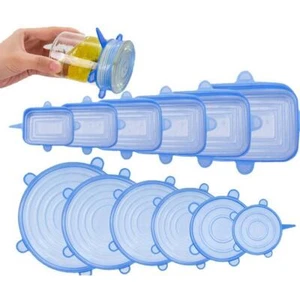 Reusable Silicone Stretch Lids – Universal Food Covers for Bowls & Pans - Picture 1 of 13