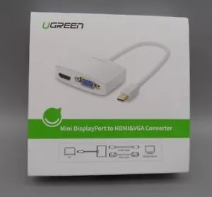 Apple MacBook Mini Converter Display Port HDMI & VGA UGreen New Open Box - Picture 1 of 5