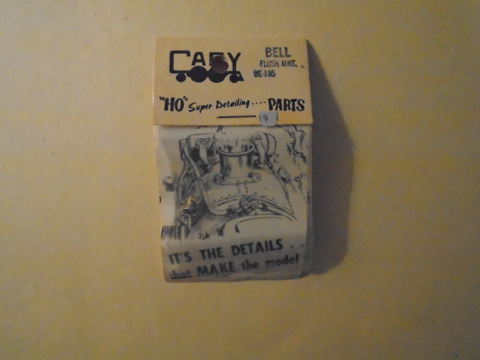 CARY LOCOMOTORA FUNCIONA #BE-195 CAMPANA DE LATÓN MONTAJE EMPOTRADO HO Foto 1 de 1