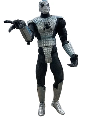 2005 MARVEL legends Silver Spider-Man Armor borda do spiderverse boneco solto - Imagem 1 de 4