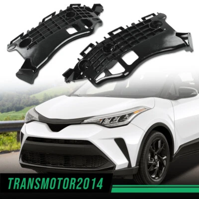 Fit For 2018-2022 Toyota C-HR CHR Bumper Supports Retainer Brackets Left Right - Image 1 of 4