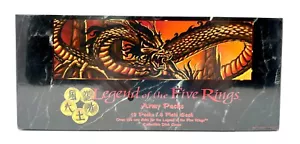 Legend of the Five Rings - Disk Wars Imperial Edition Army Packs 12 Packs SEALED - Picture 1 of 6