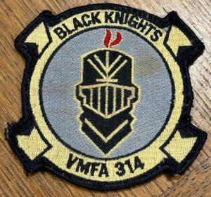 Vintage VMFA 314 "Black Knights" USMC Marine FIghter Attack Squadron Patch - Picture 1 of 3