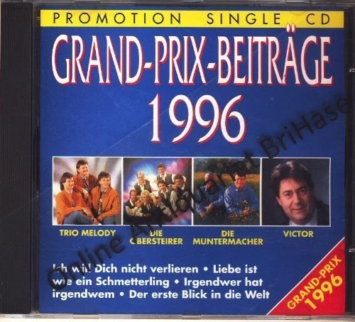 Grand-Prix-Beiträge 1996 | Single-CD | Trio Melody, Muntermacher, Obersteirer... - Image 1 of 1